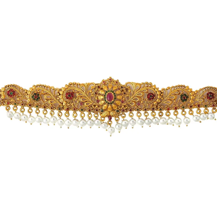 Earrings Yellow Chimes Yellow Chimes Kamarbandh for Women and Girls Traditional Gold Plated Kamarband for Women Gold Plated Saree Wedding Waist Chain for Women Birthday Gift for girls and women