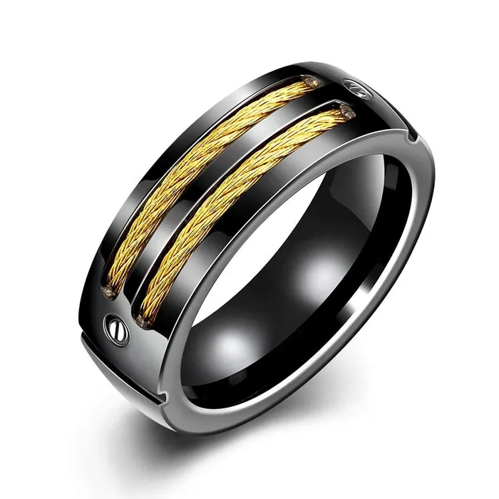 Earrings Yellow Chimes Yellow Chimes Rings for Men Black Band Rings Screwed Cable Black Gun Plated Finger Thumb Stainless Steel Ring for Men and Boys Earrings Yellow Chimes Yellow Chimes Rings for Men Black Band Rings Screwed Cable Black Gun Plated Finger Thumb Stainless Steel Ring for Men and Boys