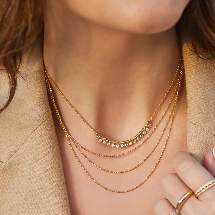 ef collection Hasson triple layered Necklace Necklaces