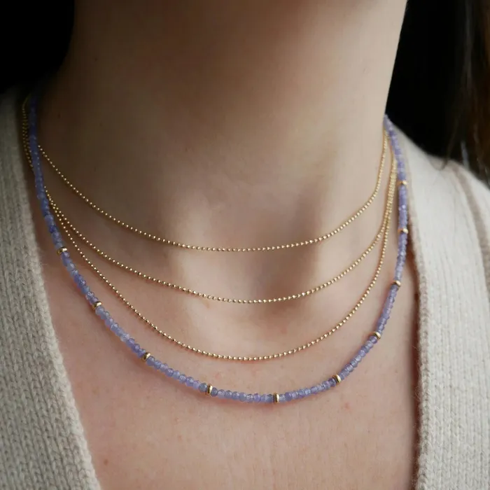 ef collection Hasson triple layered Necklace Necklaces