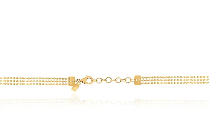 ef collection Hasson triple layered Necklace Necklaces