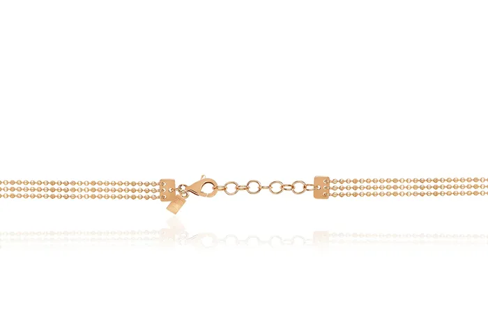 ef collection Hasson triple layered Necklace Necklaces