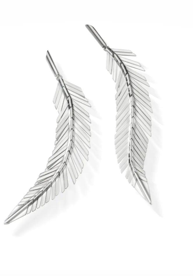 Feather Earrings Medium Cadar Earrings