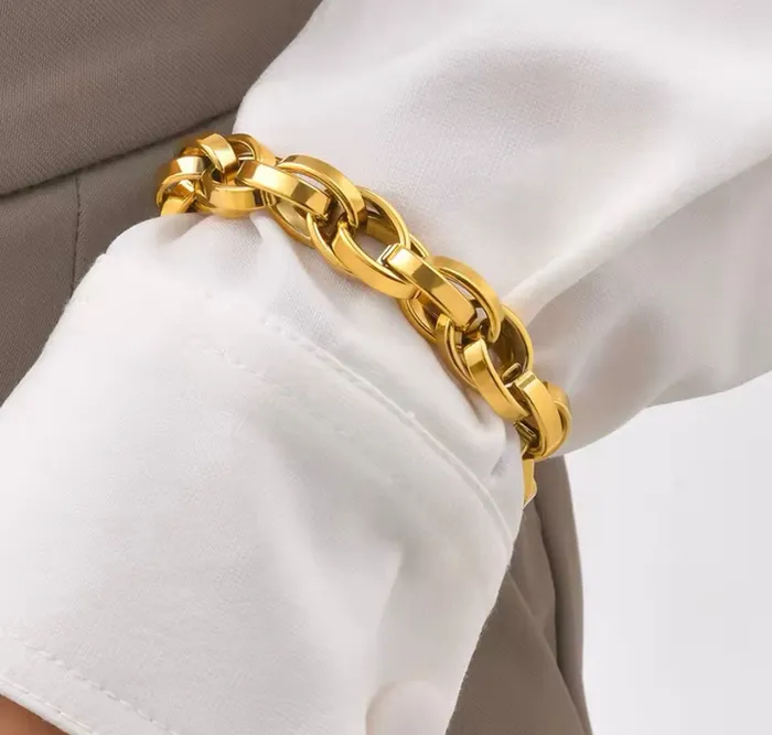 Get Signatured Bracelets Chunky Chain Bracelet