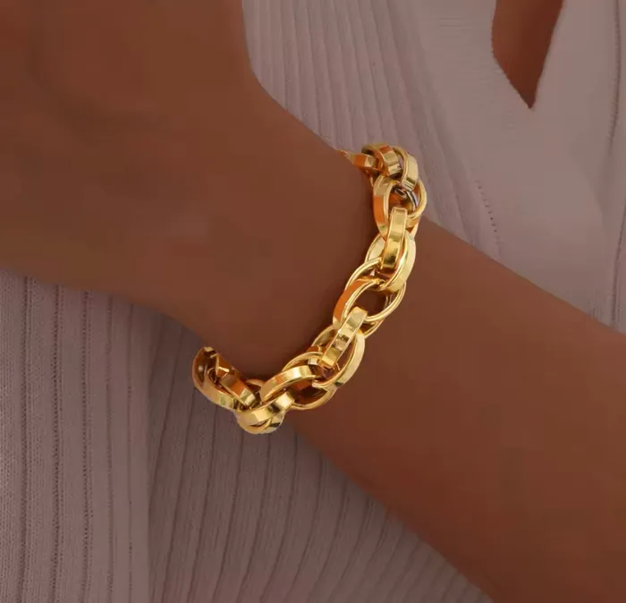 Get Signatured Bracelets Chunky Chain Bracelet Get Signatured Bracelets Chunky Chain Bracelet