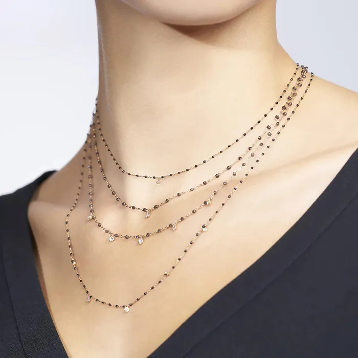 Gigi Clozeau Necklaces Mini Gigi Necklace with One Diamond