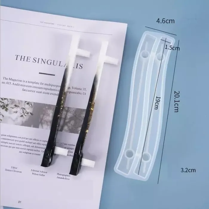 Handle Mould for serving tray Resinarthub Necklaces