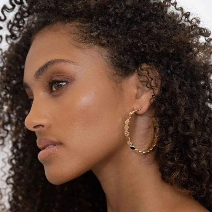 Jennifer Zeuner Bianca 2 Hoops Earrings