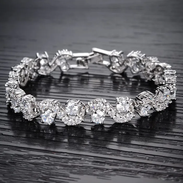 Kairangi Valentine Gift for Girls Crystal CZ Bracelet for Women Girls YCFJBR0005985WH Kairangi Earrings Kairangi Valentine Gift for Girls Crystal CZ Bracelet for Women Girls YCFJBR0005985WH Kairangi Earrings