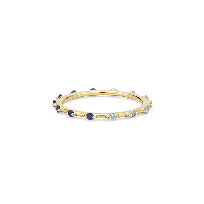 Kate Collins Jewelry Rings TwoToned Stacker Ring