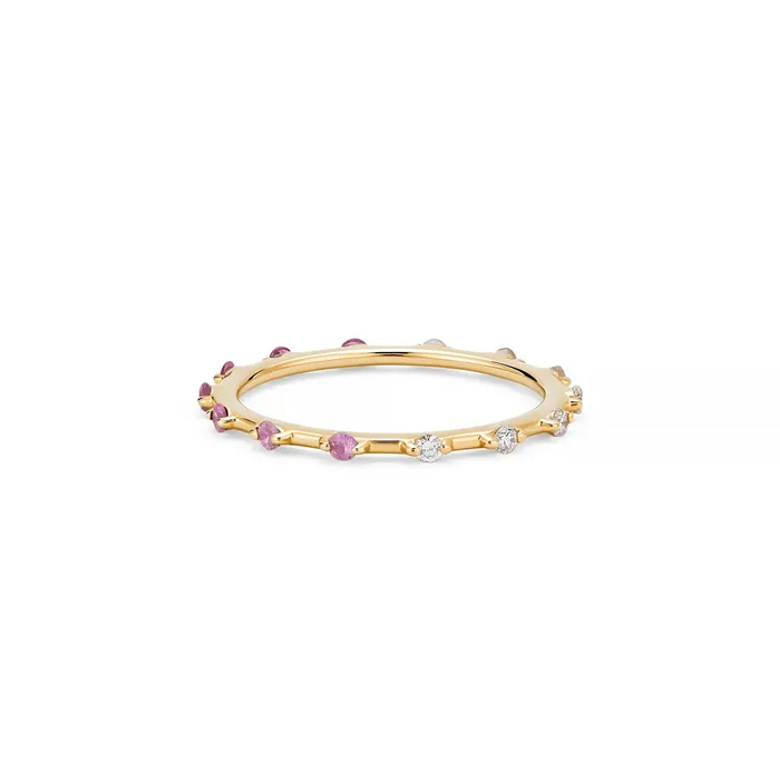Kate Collins Jewelry Rings TwoToned Stacker Ring