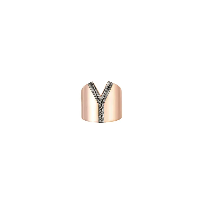 Kismet By Milka Y Ring Champagne Diamond Kismet by Milka Rings