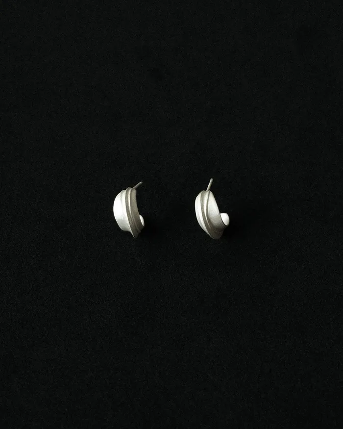 Kotara Irregular Hoop Stud Earrings MYJN Earrings