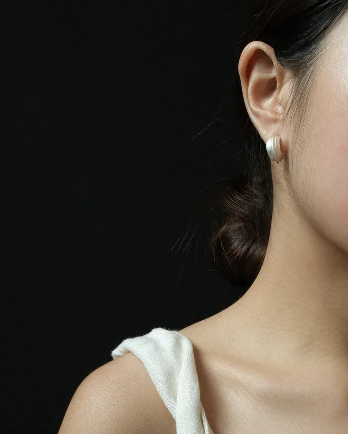 Kotara Irregular Hoop Stud Earrings MYJN Earrings
