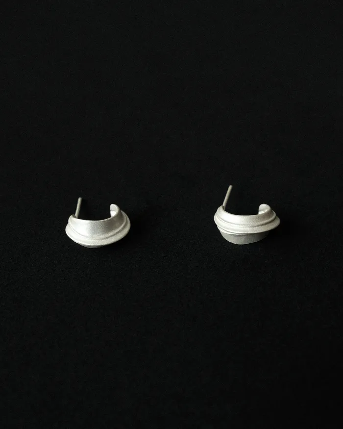 Kotara Irregular Hoop Stud Earrings MYJN Earrings