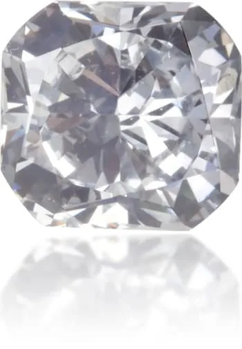 Langerman Diamonds Earrings Natural Blue Diamond Square 040 ct Polished