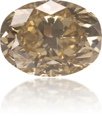 Langerman Diamonds Earrings Natural Brown Diamond Oval 101 ct Polished
