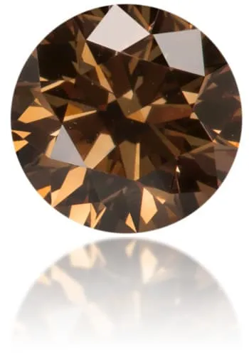 Langerman Diamonds Earrings Natural Brown Diamond Round 062 ct Polished Langerman Diamonds Earrings Natural Brown Diamond Round 062 ct Polished