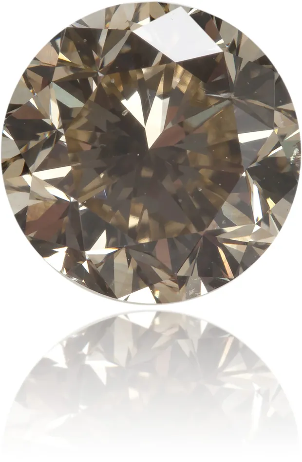 Langerman Diamonds Earrings Natural Brown Diamond Round 302 ct Polished Langerman Diamonds Earrings Natural Brown Diamond Round 302 ct Polished