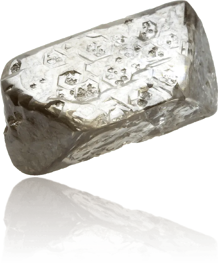 Langerman Diamonds Earrings Natural Green Diamond 381 ct Rough