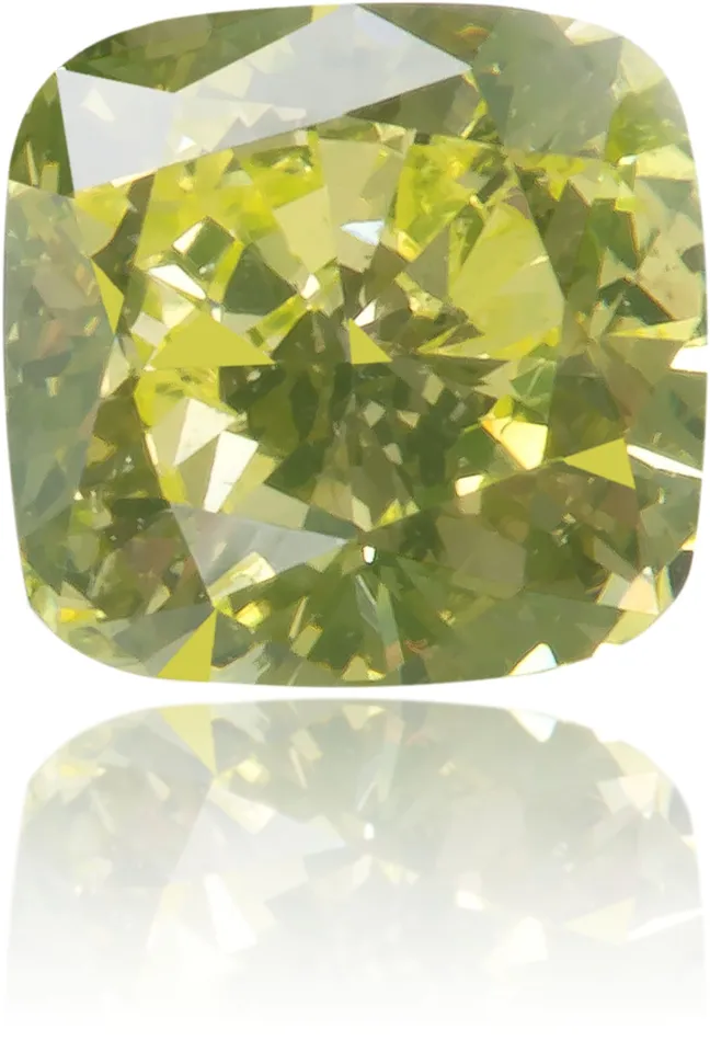 Langerman Diamonds Earrings Natural Green Diamond Cushion 056 ct Polished Langerman Diamonds Earrings Natural Green Diamond Cushion 056 ct Polished