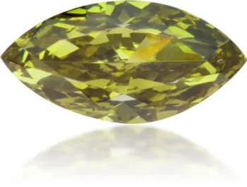 Langerman Diamonds Earrings Natural Green Diamond Marquise 024 ct Polished