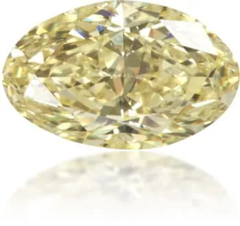 Langerman Diamonds Earrings Natural Yellow Diamond Oval 043 ct Polished Langerman Diamonds Earrings Natural Yellow Diamond Oval 043 ct Polished