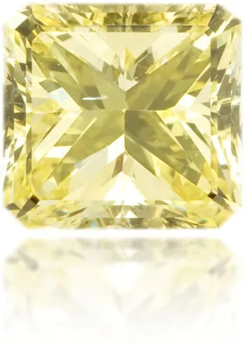 Langerman Diamonds Earrings Natural Yellow Diamond Princess 103 ct Polished