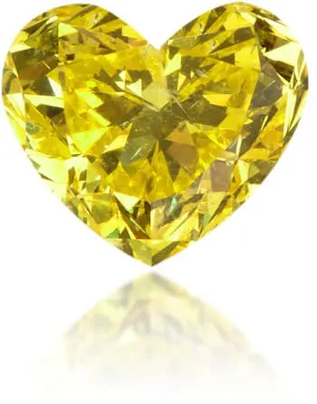Langerman Diamonds Natural Yellow Diamond Heart Shape 045 ct Polished Necklaces Langerman Diamonds Natural Yellow Diamond Heart Shape 045 ct Polished Necklaces