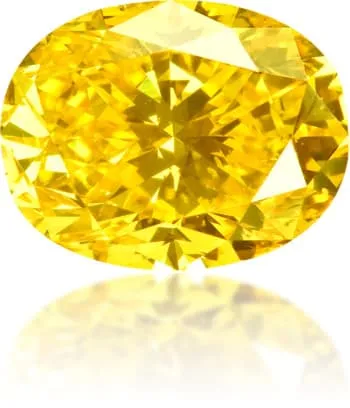 Langerman Diamonds Natural Yellow Diamond Oval 152 ct Polished Earrings Langerman Diamonds Natural Yellow Diamond Oval 152 ct Polished Earrings