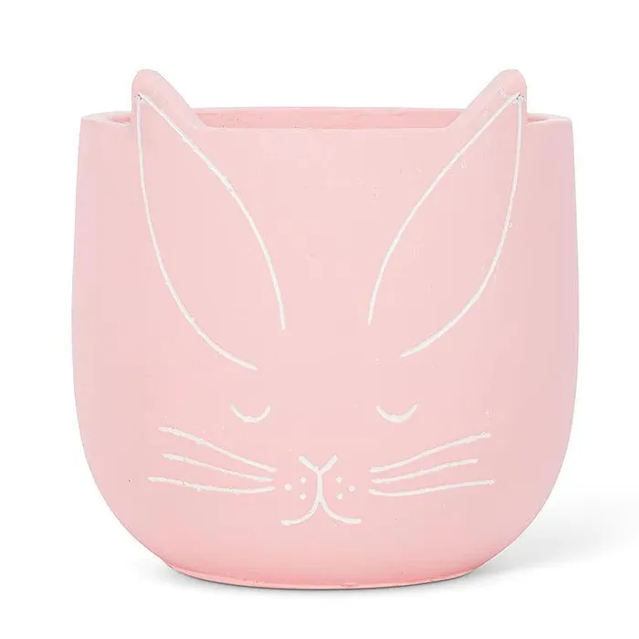 Large Pink Bunny Planter Pot 7 Abbott Earrings