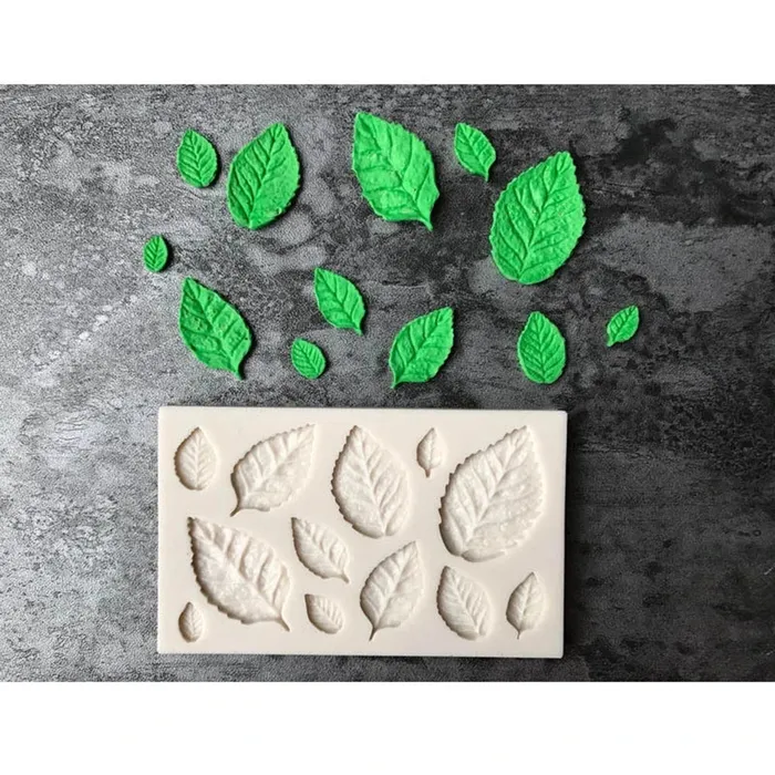 Leaves Silicone mold Resin Art Hub Earrings