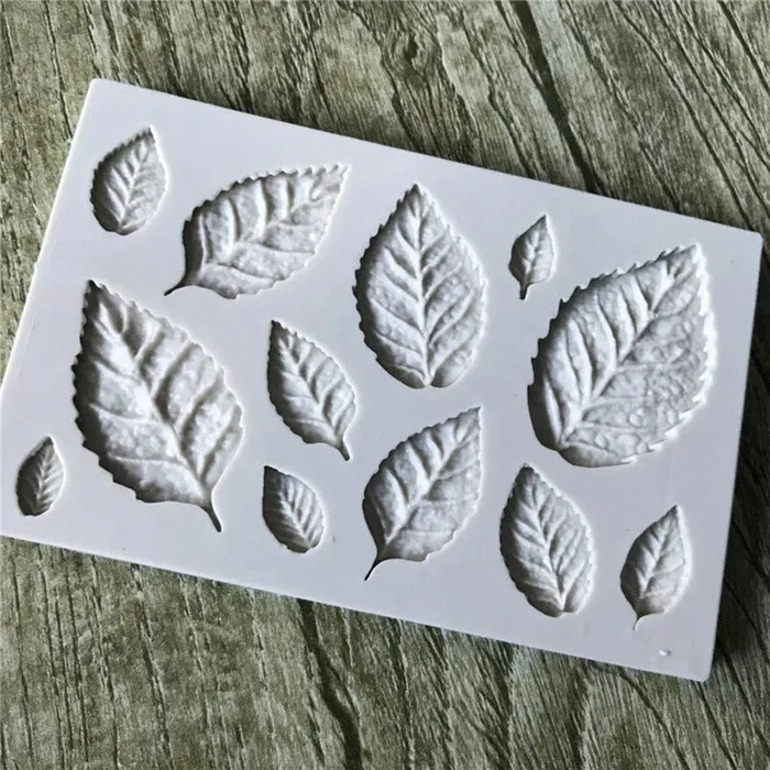Leaves Silicone mold Resin Art Hub Earrings