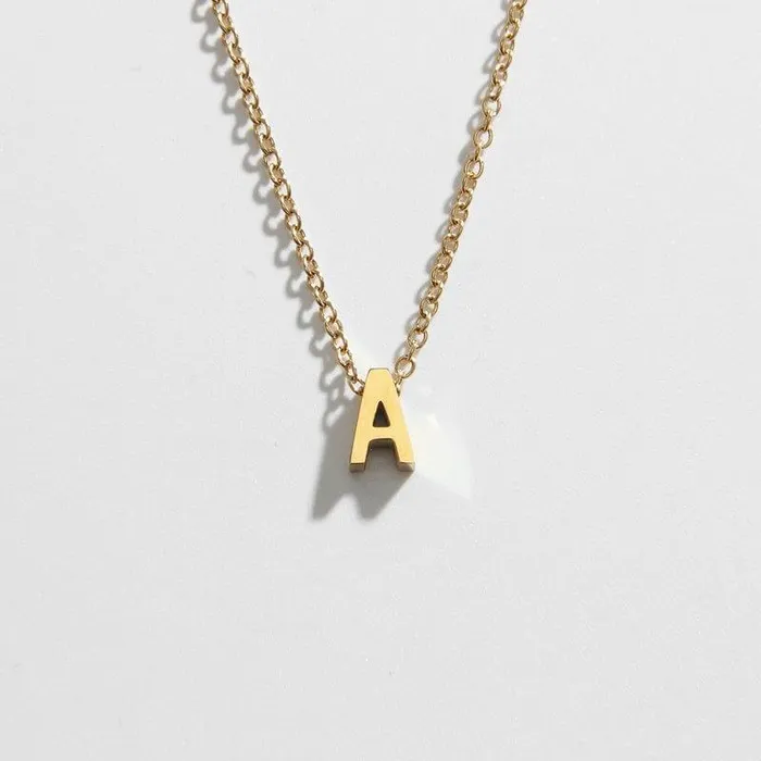 Letter Necklace A Biella Vintage Necklaces