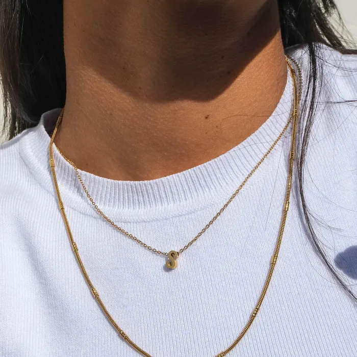 Letter Necklace A Biella Vintage Necklaces