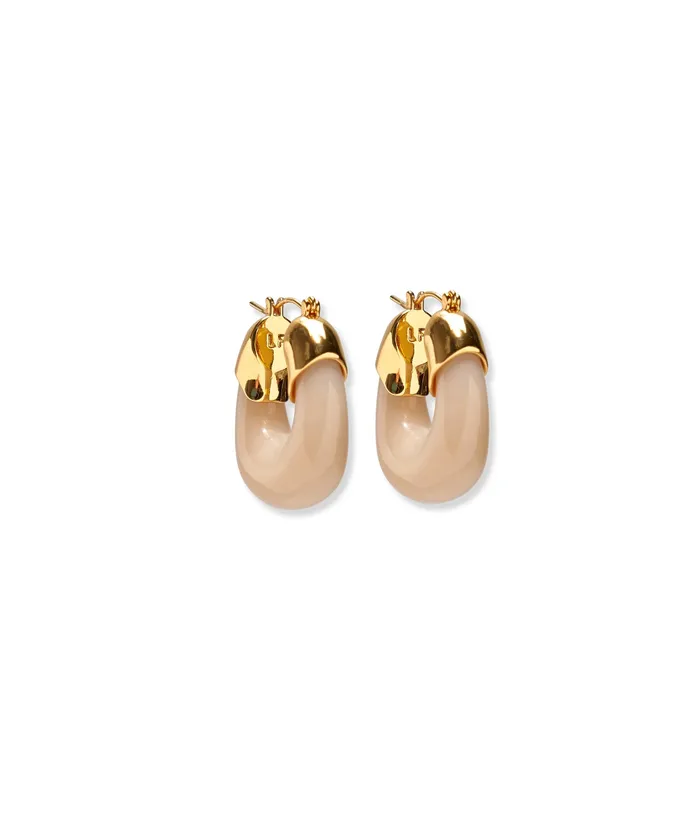 Lizzie Fortunato Earrings Mini Organic Hoops