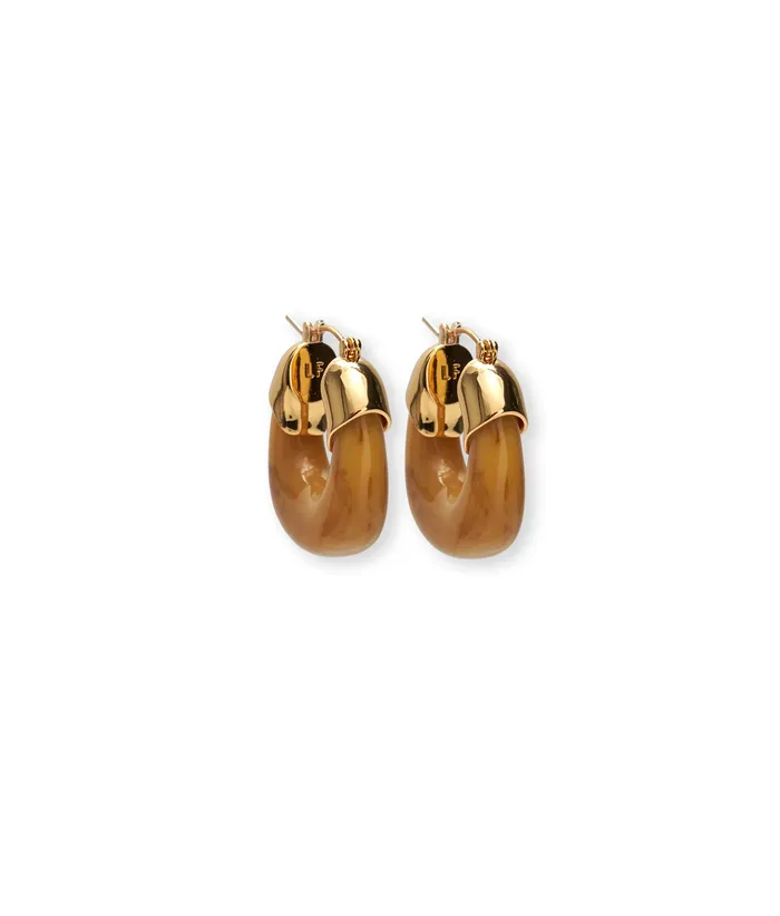 Lizzie Fortunato Earrings Mini Organic Hoops