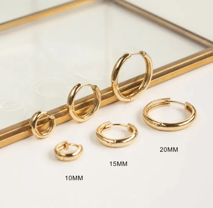 Lovers Tempo Earrings Bea 20mm Hoop Earrings Silver