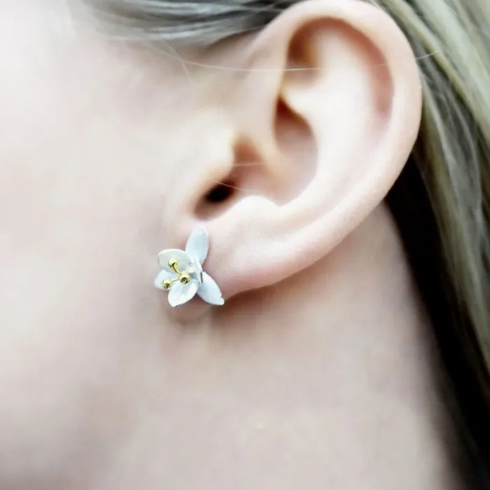 MadameLili Earrings Ohrstecker Blten Silber MadameLili