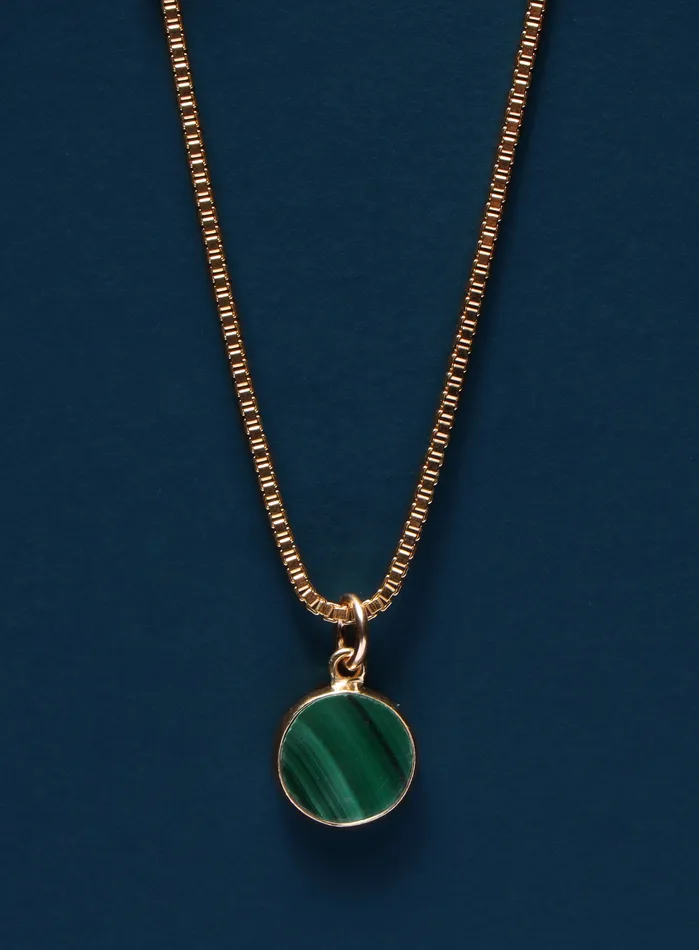 Malachite Gemstone Necklace WE ARE ALL SMITH Mens Jewelry Clothing Necklaces