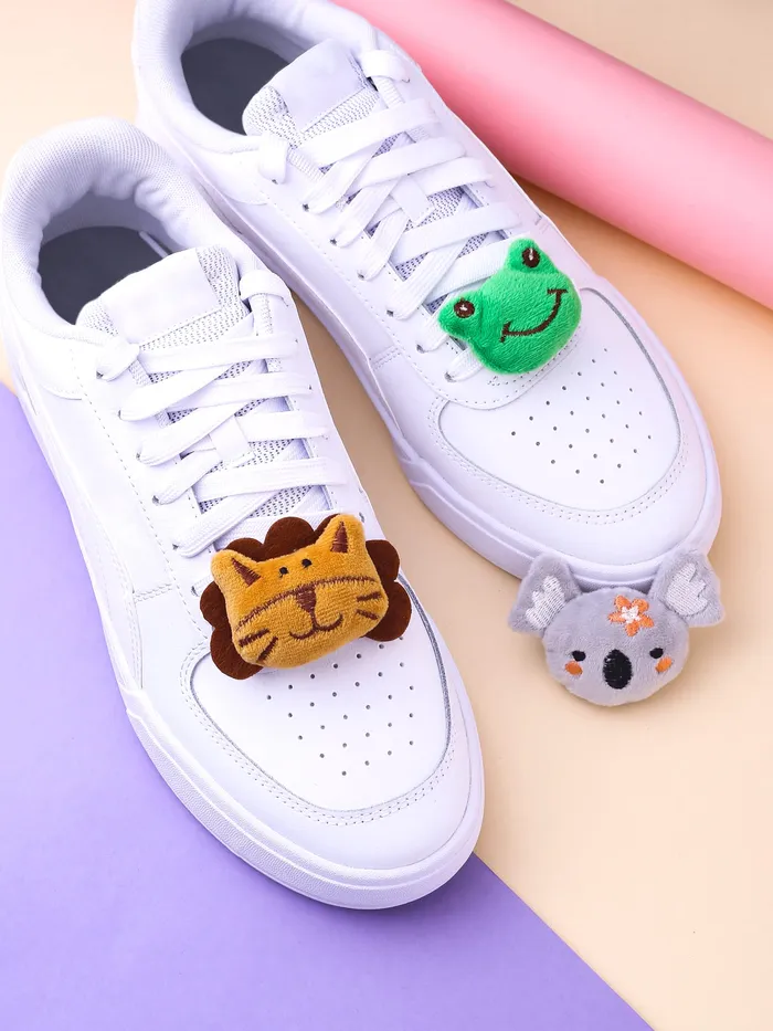 Melbees By Yellow Chime Shoelace Charms for Kids Girls Teens Cute Characters Design Shoe Decoration Charms Shoelace Charms for Unisex Pack of 3 pieces Shoelace Charms for Sneakers Yellow Chimes Necklaces
