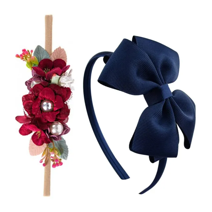 Melbees by Yellow Chimes Fabric Hair Bands Stretcheable Head Band Blue Floral Hairband for Girls Kids Toddlers Pack of 2 Yellow Chimes Earrings Melbees by Yellow Chimes Fabric Hair Bands Stretcheable Head Band Blue Floral Hairband for Girls Kids Toddlers Pack of 2 Yellow Chimes Earrings