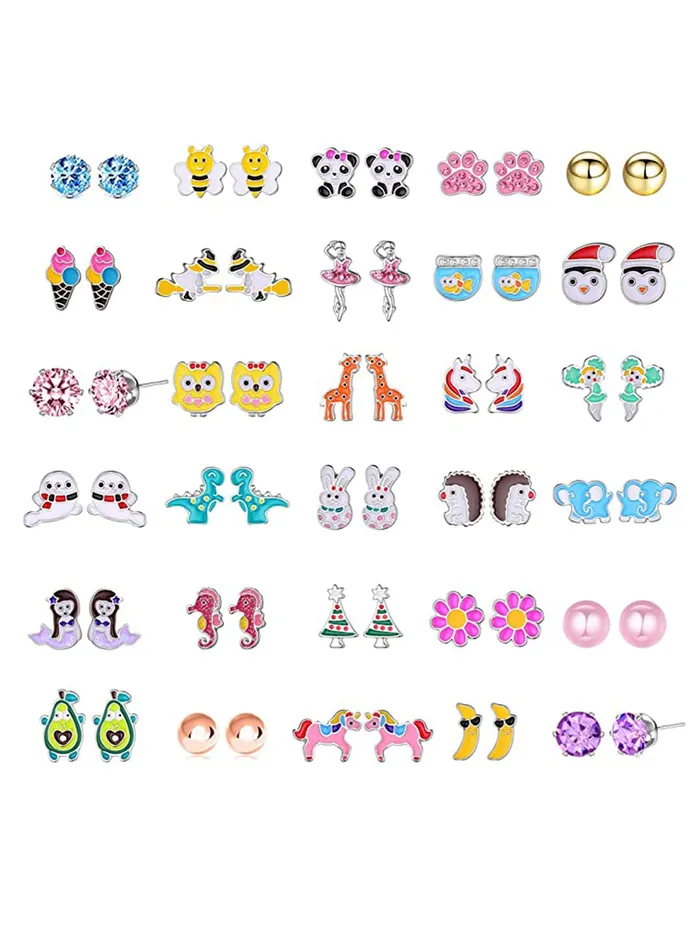 Melbees by Yellow Chimes Stud Earrings for Girls Combo of 30 Pairs Studs Earrings Cute Characters Multicolor Stud Earrings Set for Kids and Girls Yellow Chimes Earrings Melbees by Yellow Chimes Stud Earrings for Girls Combo of 30 Pairs Studs Earrings Cute Characters Multicolor Stud Earrings Set for Kids and Girls Yellow Chimes Earrings