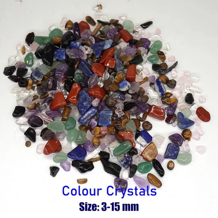 Metamorphidi Earrings Natural Crystal Stone Chips