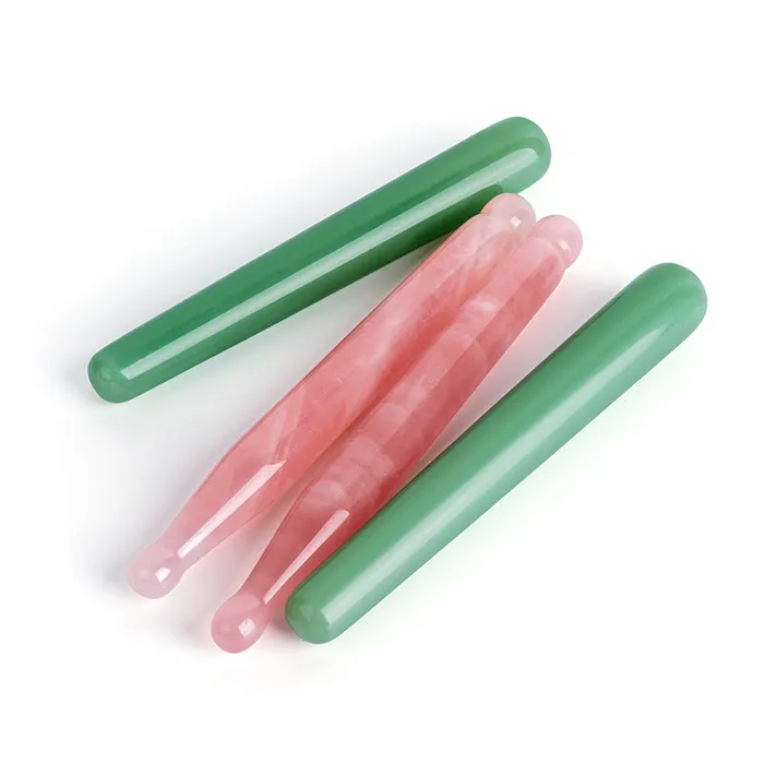 Metamorphidi Earrings Natural Healing Gemstone Crystal Massage Wand