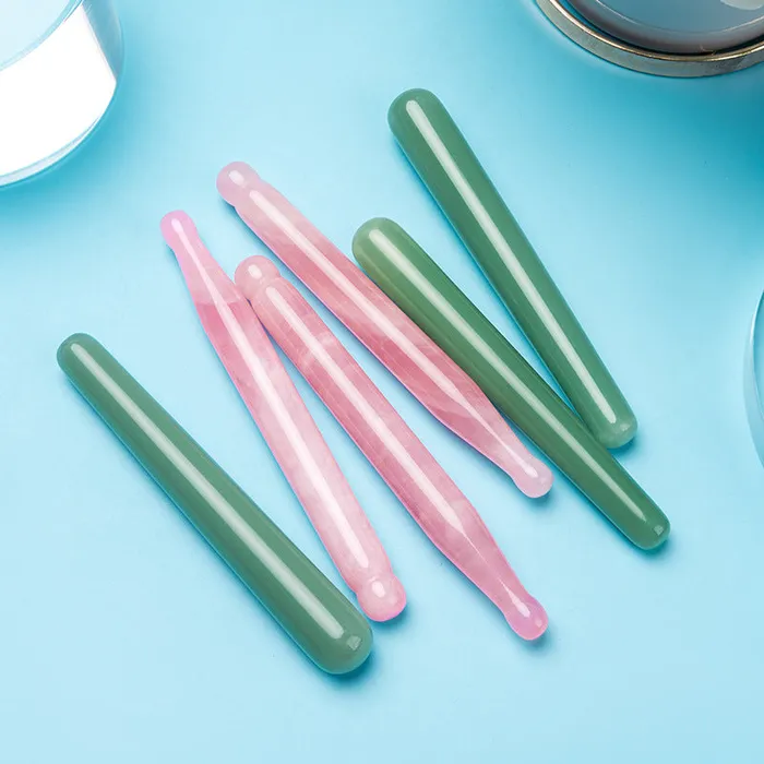 Metamorphidi Earrings Natural Healing Gemstone Crystal Massage Wand