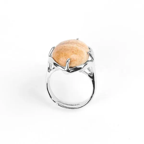 Metamorphidi Rings Adjustable Unique Gemstone Rings