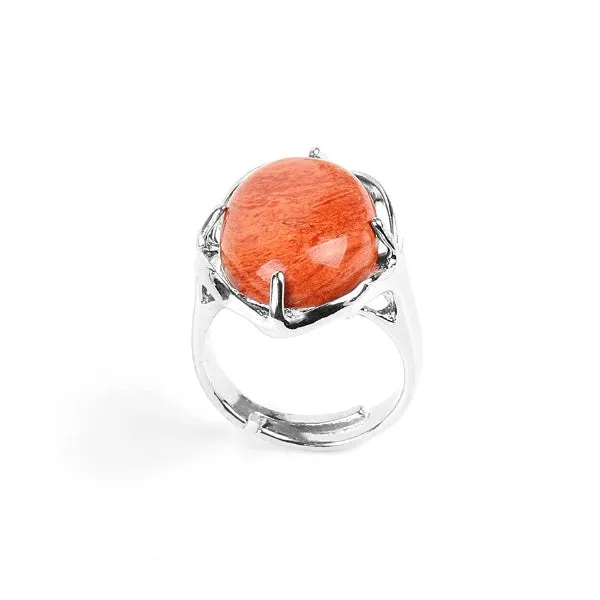 Metamorphidi Rings Adjustable Unique Gemstone Rings