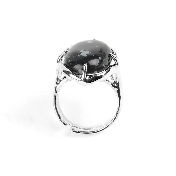 Metamorphidi Rings Adjustable Unique Gemstone Rings