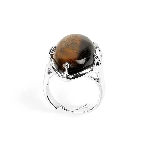 Metamorphidi Rings Adjustable Unique Gemstone Rings